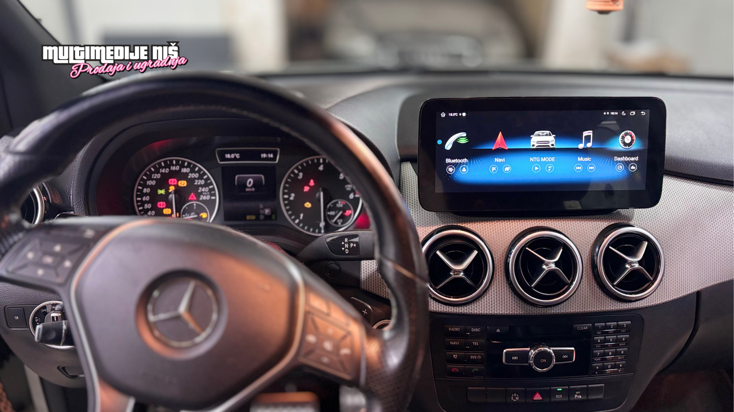 Ugradnja multimedija u Nišu, Mercedes B klasa